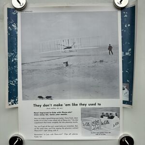 RARE 1974 Vtg Poster 17.5x22.5 IN-COLA Coca Cola Spoof ? Perfection Form Company